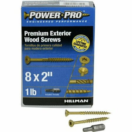 Hillman Deck Screw, #8 x 8 in, Torx Drive 48597